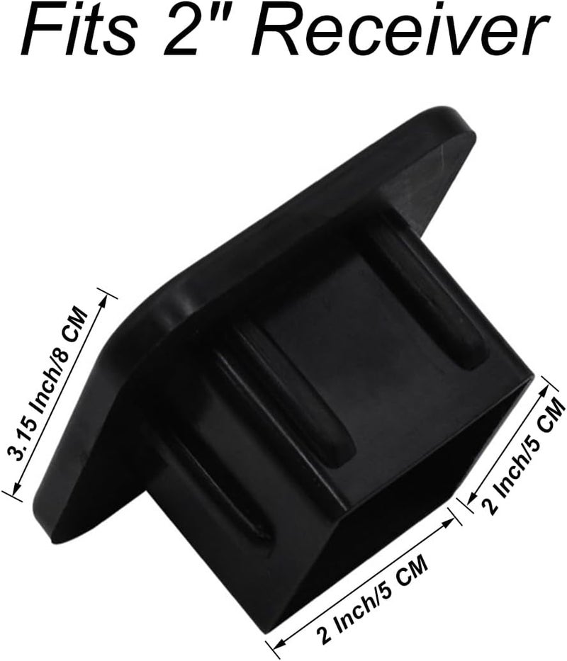 Tnomchey Camping 2 Receiver Hitch Cover Car Boat Relax Fishing Travel Fire Tree Nature Sky Cloud Soft Rubber Protects Hitch Tube Rear Trailer Hitch Cover Universal Fits 2" Receivers for Men Women - Image 2